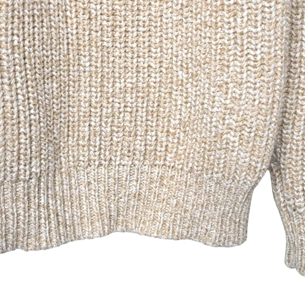 Eddie Bauer Mens Vintage Chunky Ribbed Knit Grandpa Sweater Medium